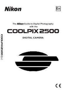 Nikon Coolpix 2500 manual. Camera Instructions.